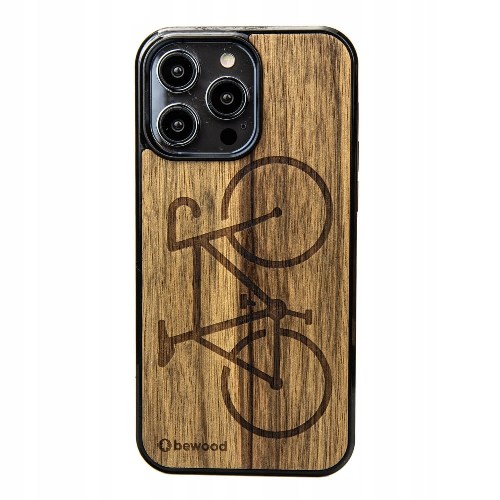 Dřevěné Pouzdro Bewood pro iPhone 15 Pro Max Cyklistika Limba