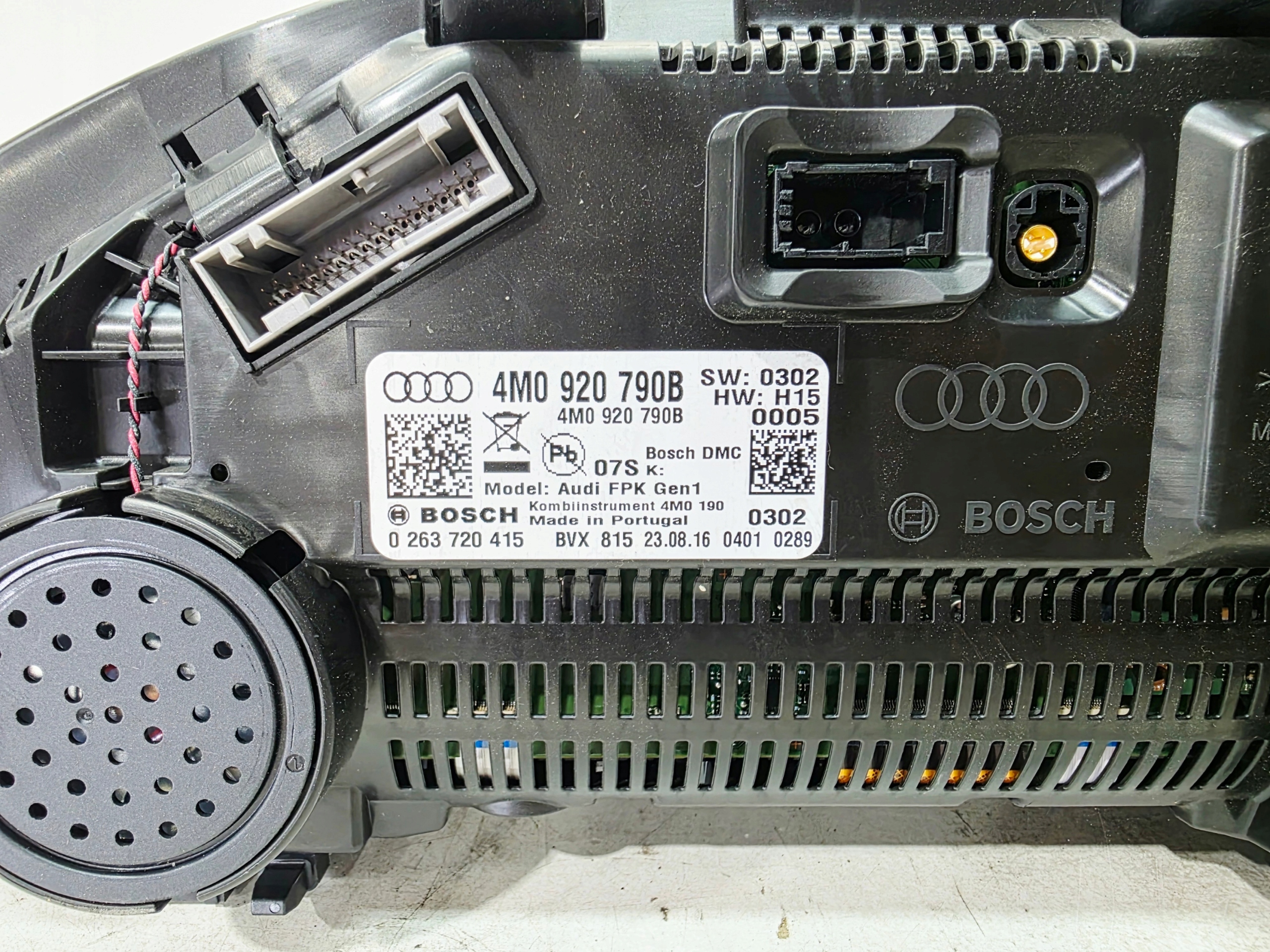 dials dials display VIRTUAL COCKPIT AUDI Q7 4M 4M0920790B