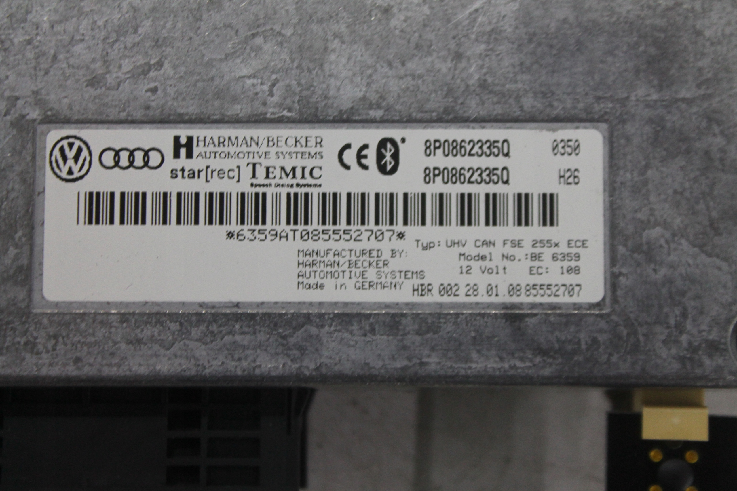 MODULE BLUETOOTH 8P0862335Q AUDI A3 8P LIFT 05-08