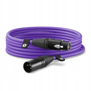 Rode Kabel Xlr 6m Purple Wysokiej jakości przewód Xlr Złącza Neutrik