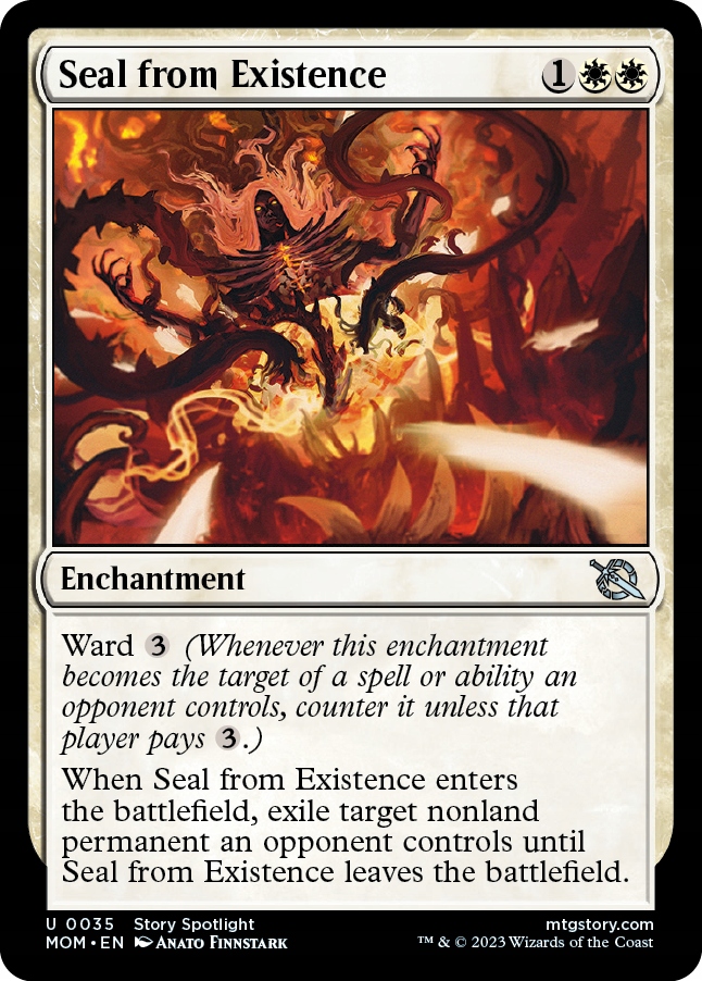 Mtg 2x Seal from Existence (u)