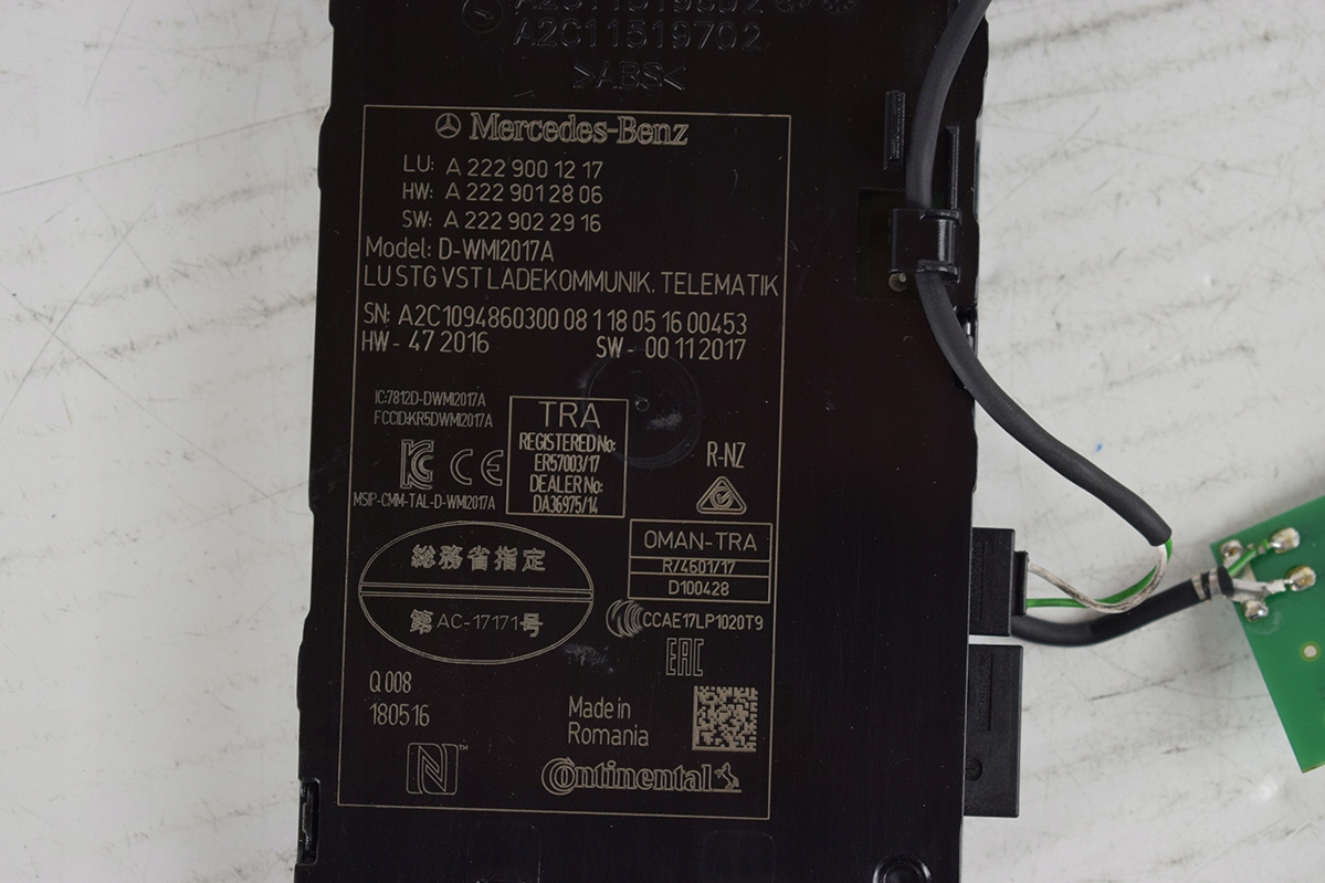 LADOWARKA INDUKCYJNA MERCEDES W222 Antenne NFC