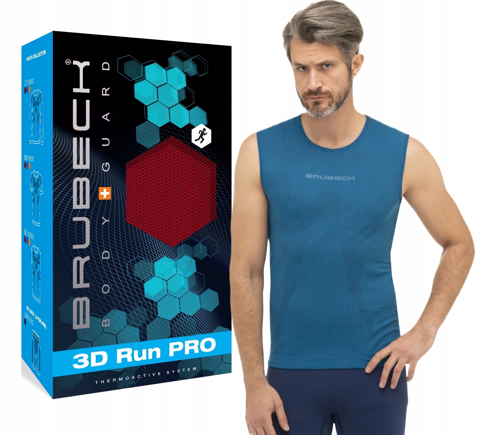 Brubeck 3D Pro Bezrękawnik Koszulka Do Fitnessu 2XL