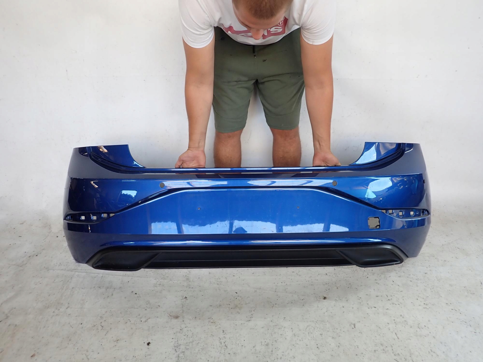 VW POLO VI 6 2G LIFT 21-> bumper rear part rear PDC