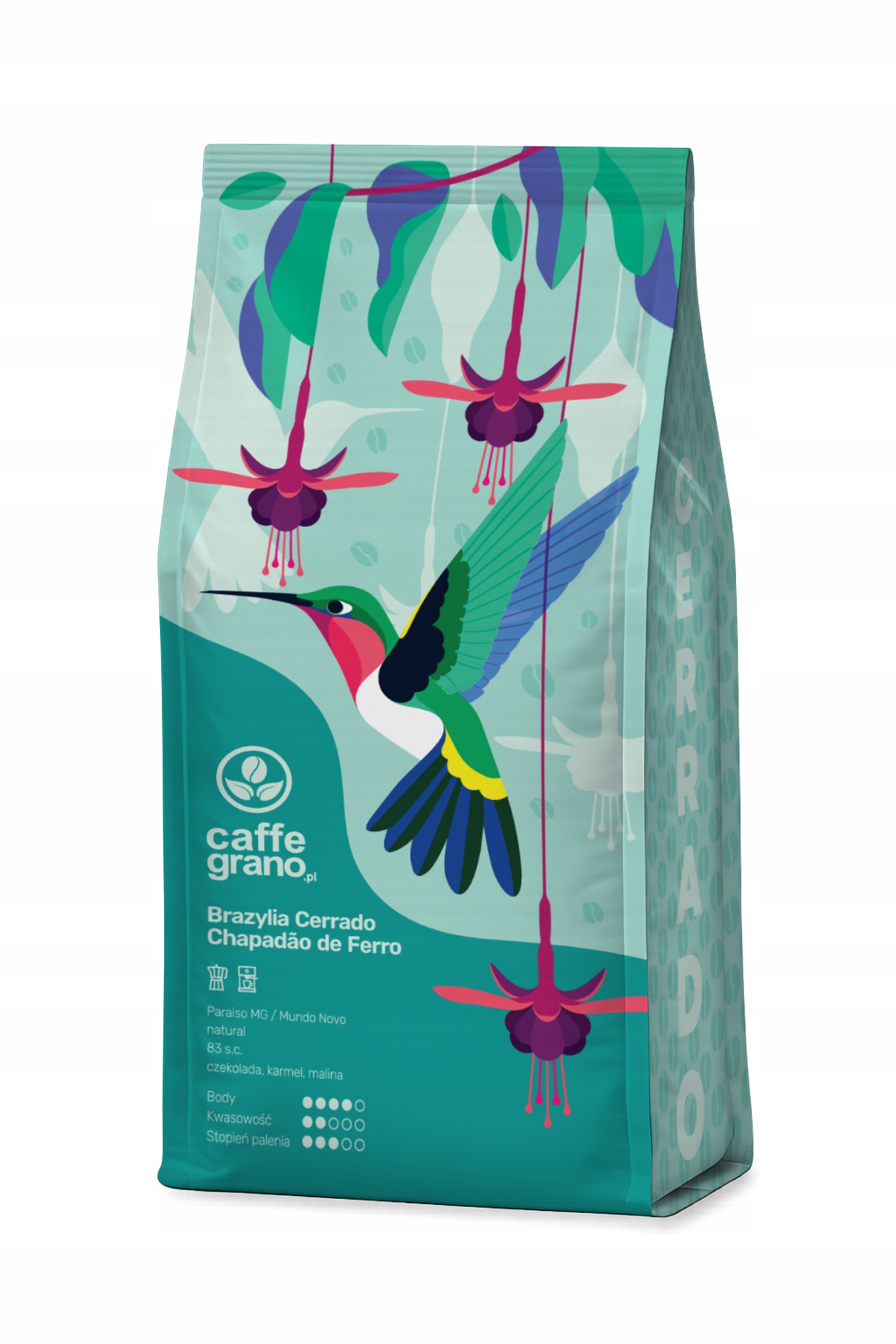 Levně Káva zrnková Arabica Caffe Grano Brazílie Cerrado 1000 g