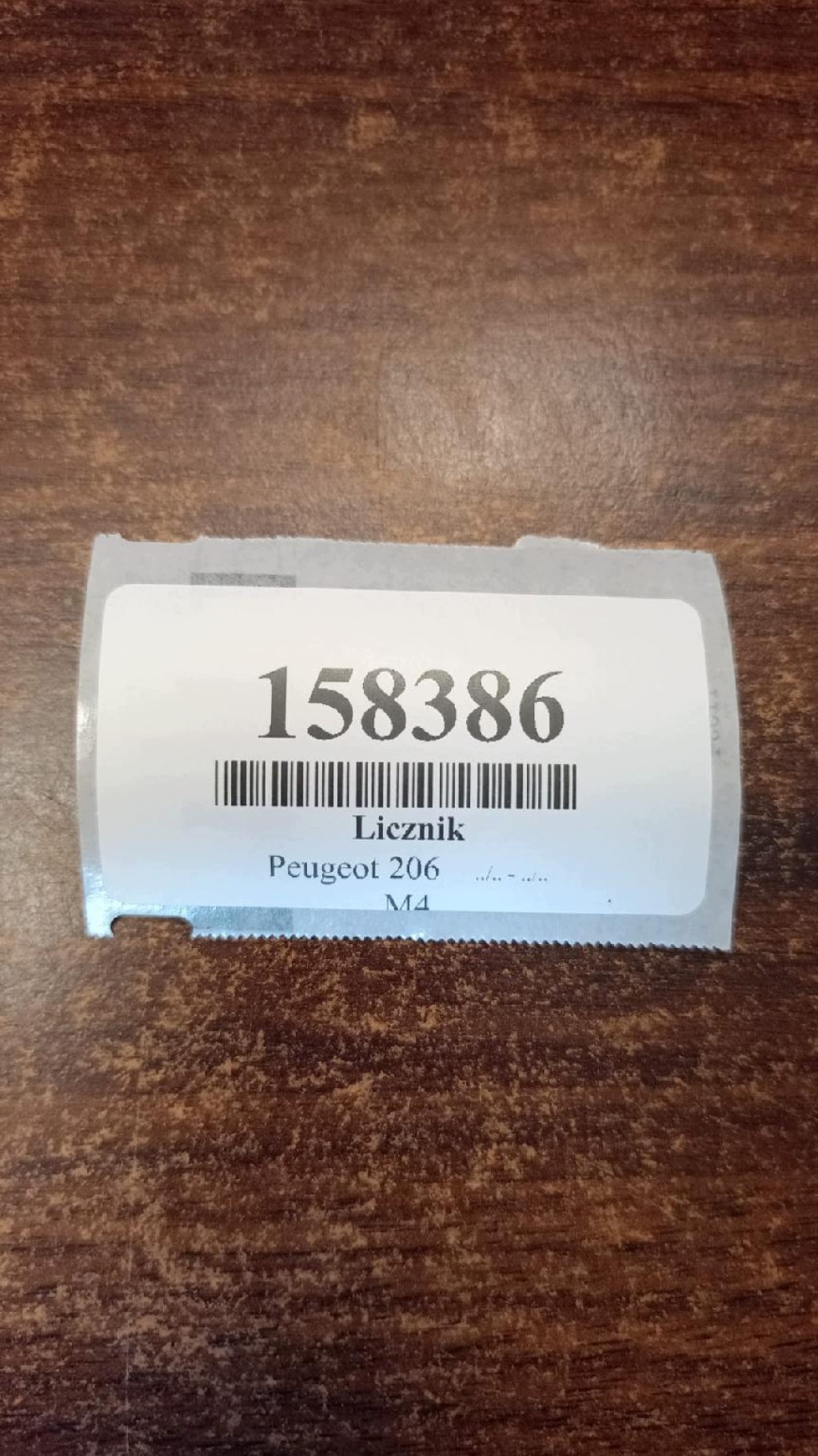 PEUGEOT 206 dials 9648836680