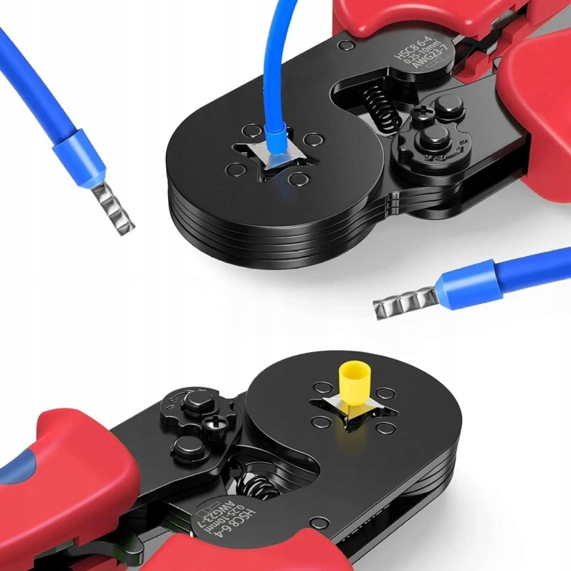 MOCNA ZACISKARKA PRECYZYJNA PRASKA DO TULEJEK 0,5-10 MM² ZESTAW XXL 1200SZT Model LXM210