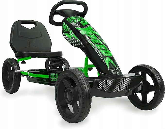 Gokart Na pedały 509 Crew XSpeed Go-Kart Zielony 25 cm, koła Eva