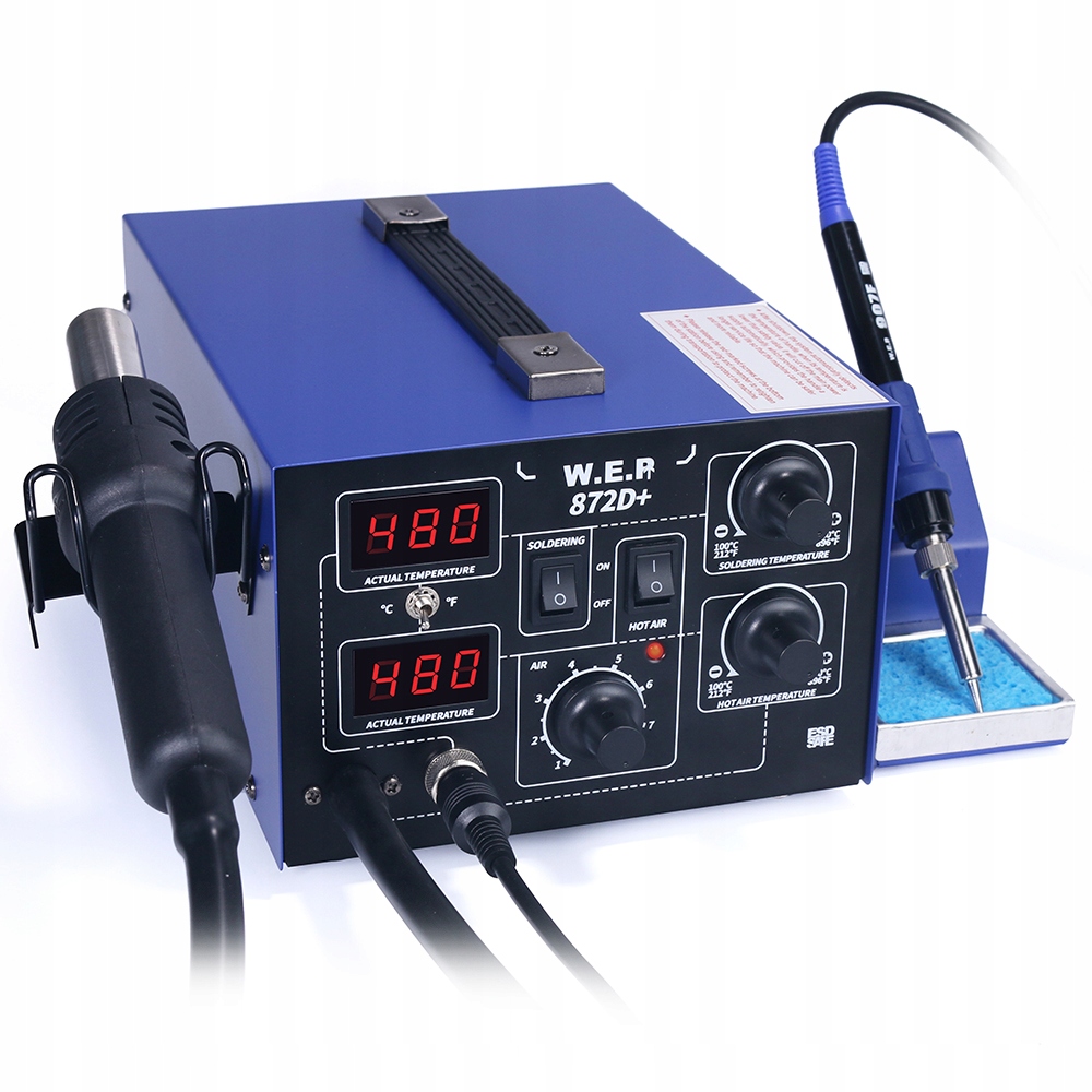 Stacja lutownicza HOTAIR WEP 872D+ Platforma do PCB 628-I Model SET620
