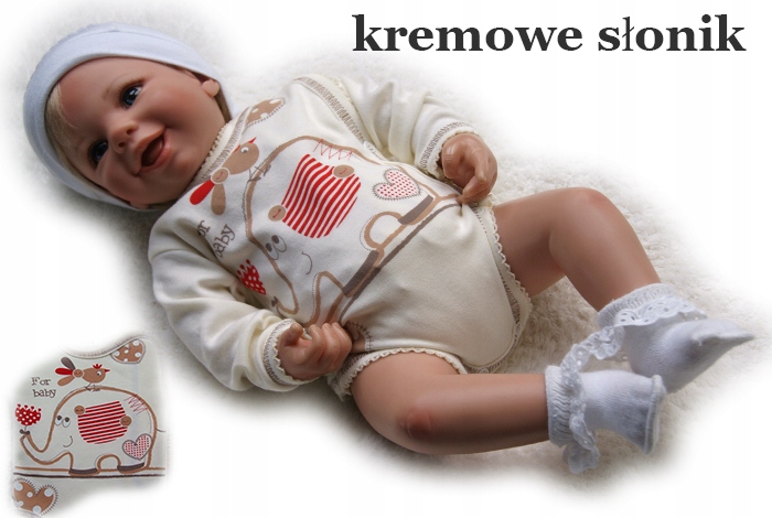 

Body kopertowe pajacyk długi rękaw 62 bawełniane