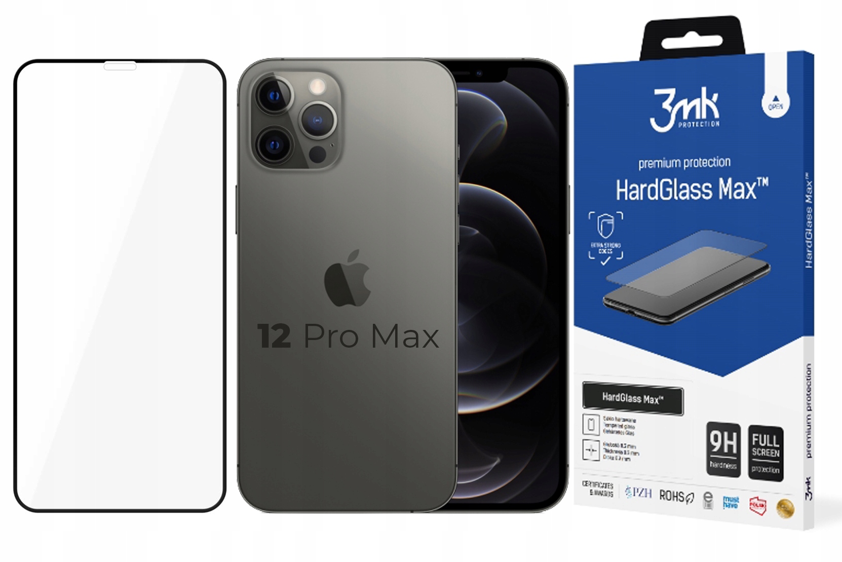 

3mk Szkło Hardglass Max do iPhone 12 Pro Max
