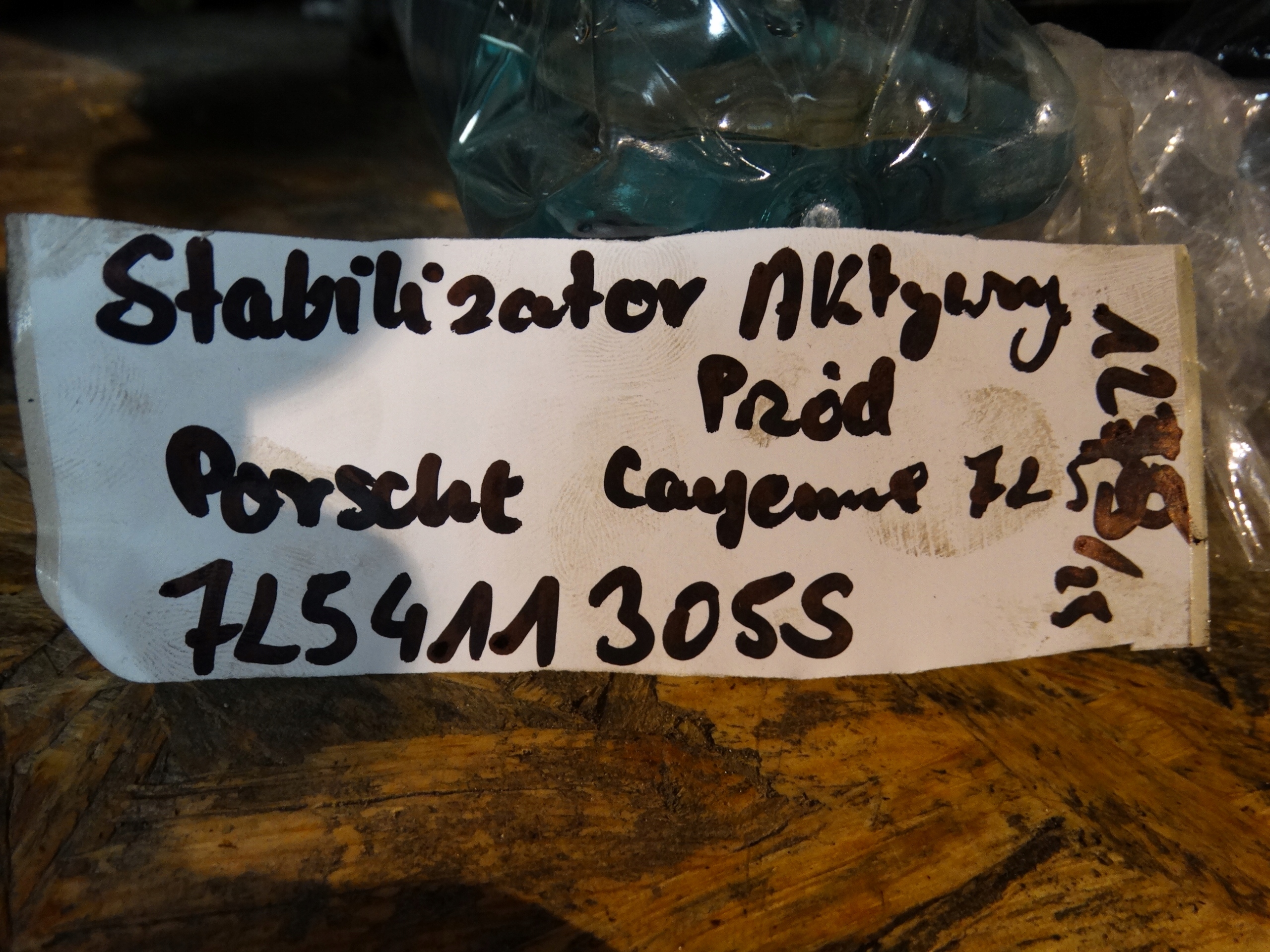 STABILIZATOR AKTYWNY front front PORSCHE CAYENNE 7L5 9