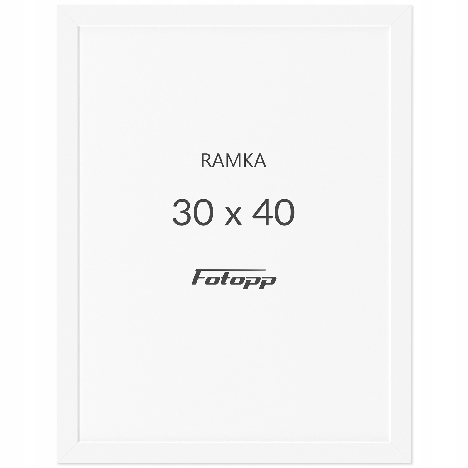 

Ramka na zdjęcia Biała 30x40 cm foto rama