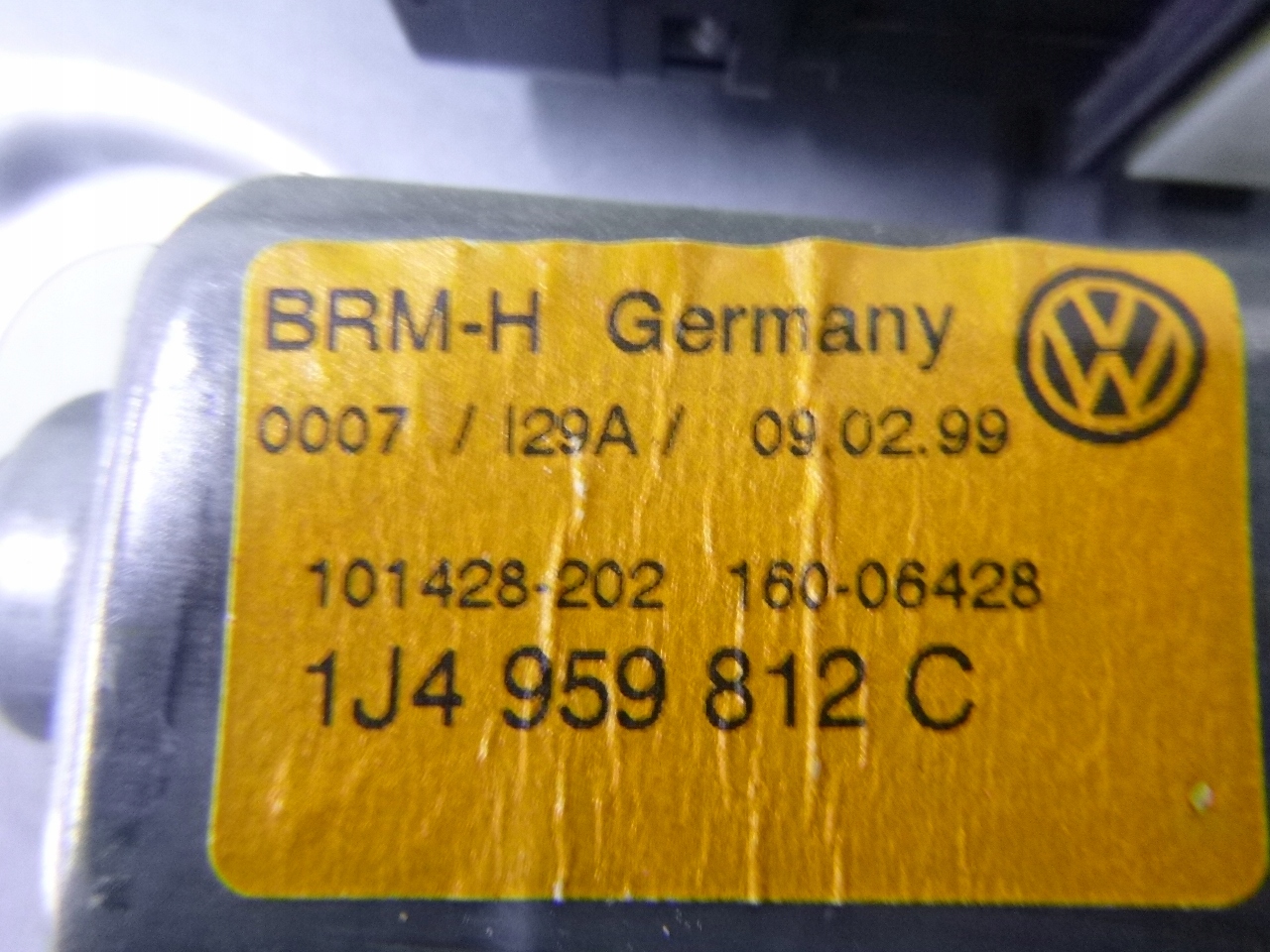 Mécanisme Vitre Arrière Droite VW Bora 1J4839730G 1999