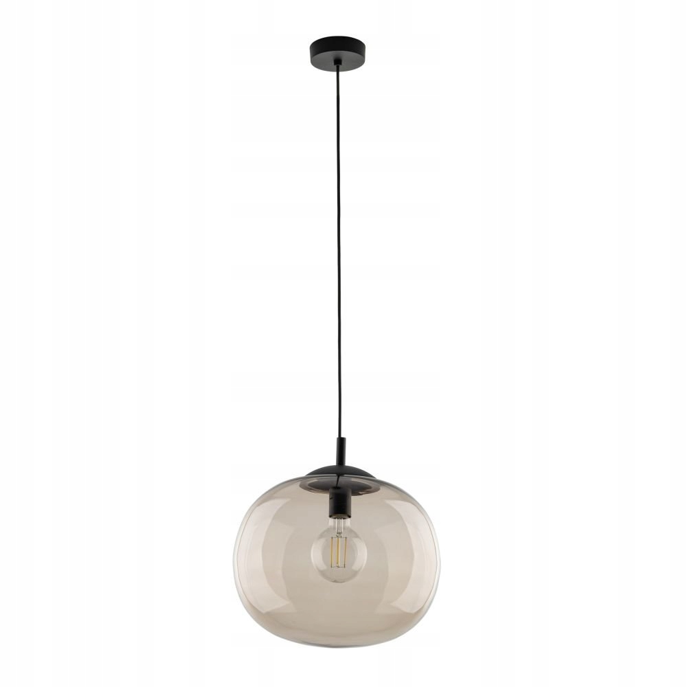 Sklenená topásová závesná lampa previs nad ostrovom stôl Vibe 4703 Tk Lighting