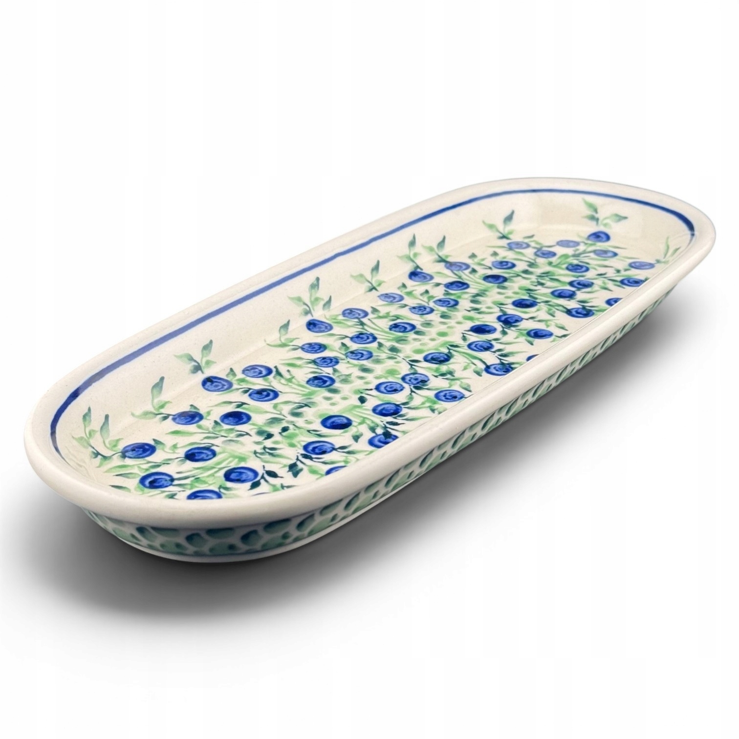 Tacka, półmisek na caprese Jagody jagódki 28,5 cm 928A D-1208 Bolesławiec