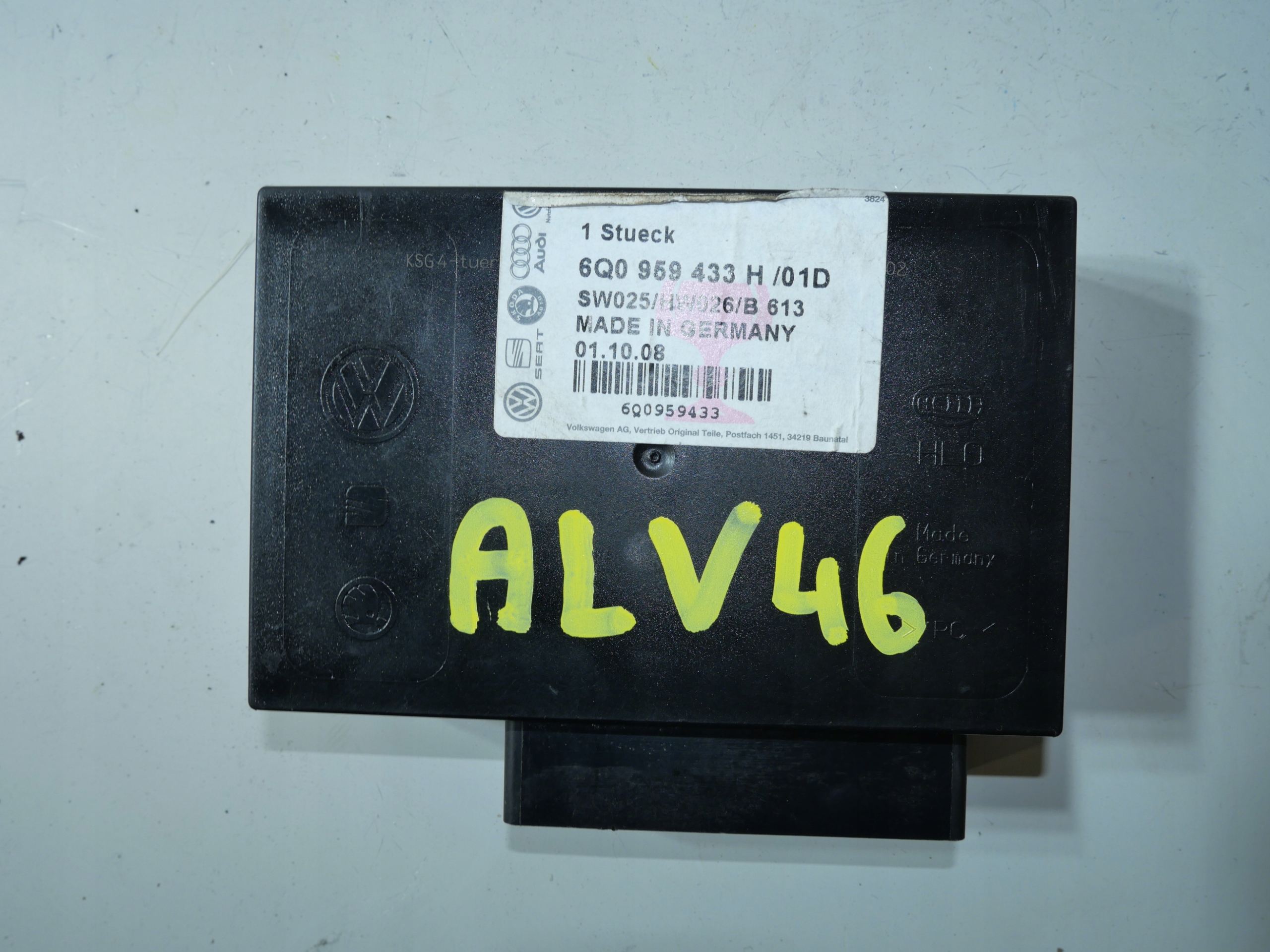 unité commande confort VW SEAT SKODA 6Q0959433H