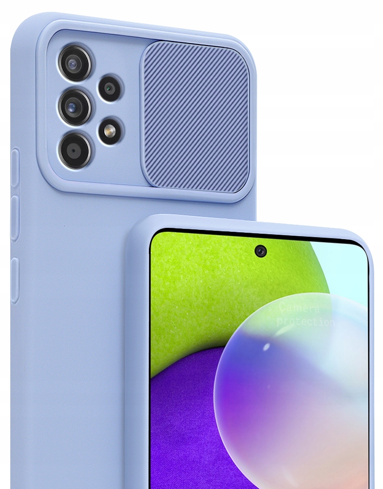 

Etui Silicone CamShield Szkło do Samsung A52 /s 5G