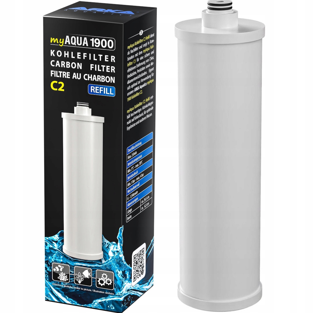 Arka Carbon Filter C2 Refill – Uhlíková vložka myAqua 1900, doplněk