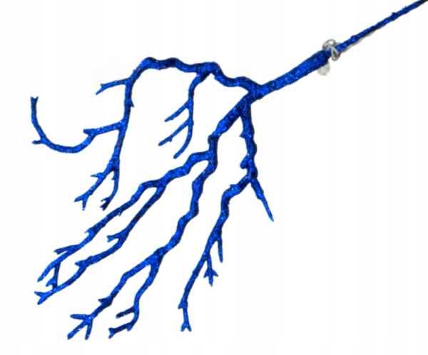 KORALOWIEC Gałązka BROKAT blue