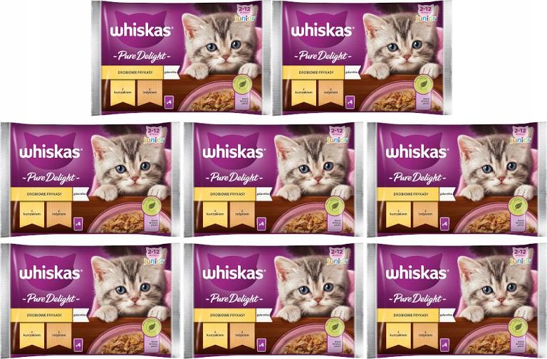 WHISKAS JUNIOR SASZETKI KARMA DLA KOCIĄT 32x85g 13213610910 Allegro.pl
