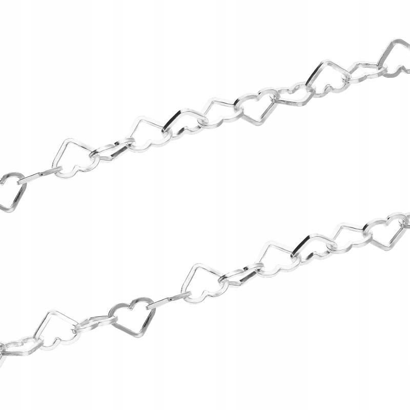 Dámský řetízek stříbro 925 s model srdíček pro ženy r50