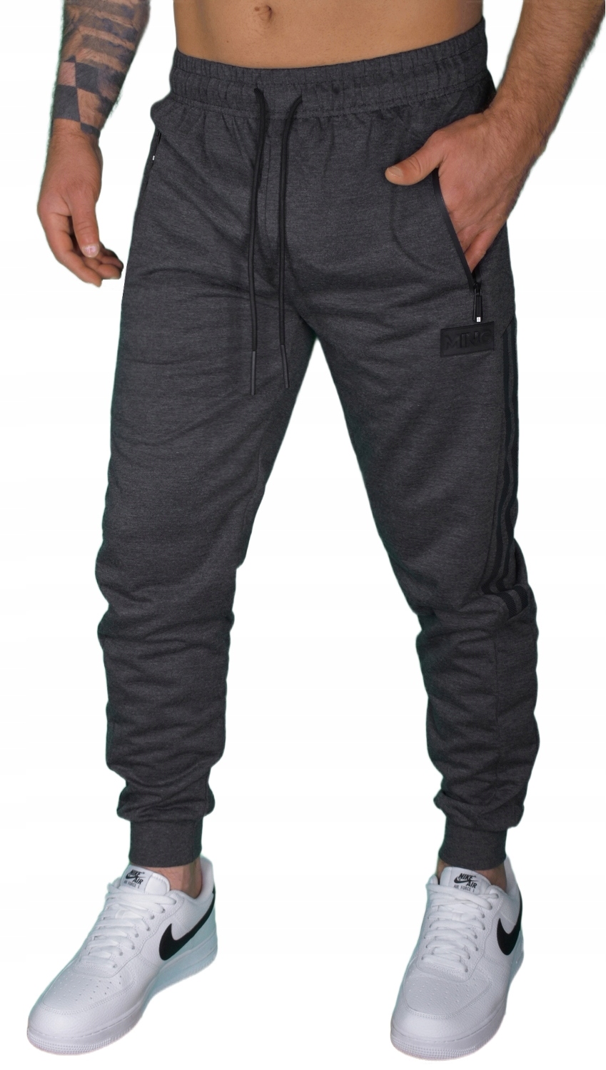 MĘSKIE SPORTOWE DRESY SPODNIE DRESOWE JOGGERY Marka bez marki