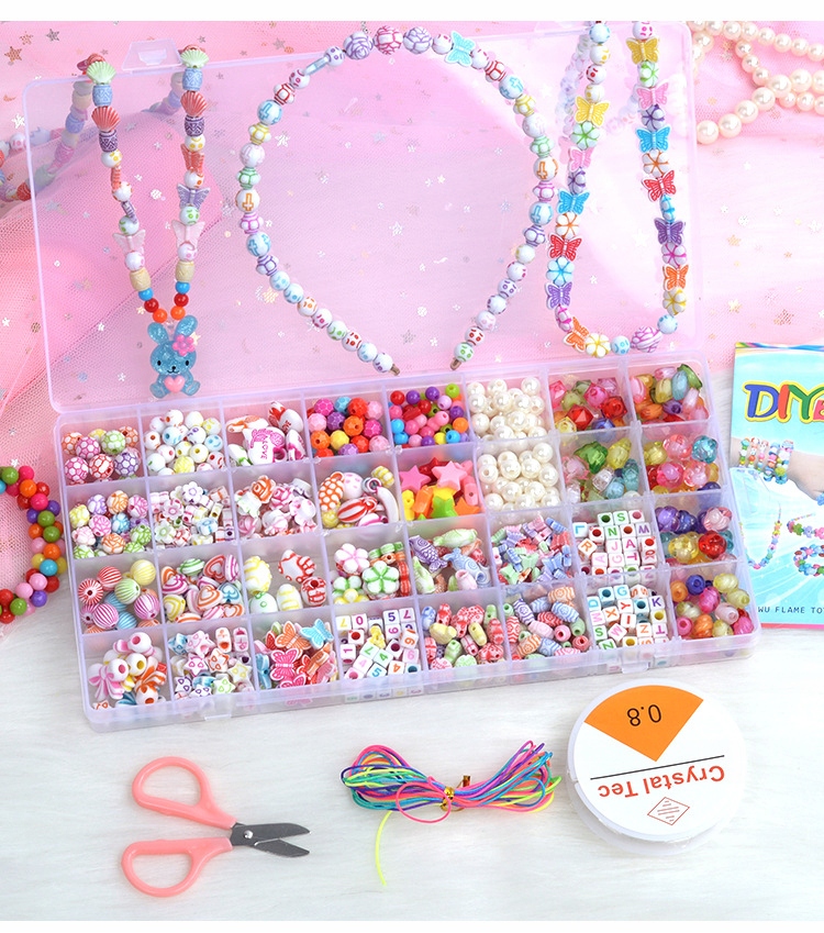 ZESTAW KORALIKI DO ROBIENIA BRANSOLETEK DUŻY XXL Kod producenta HG7026