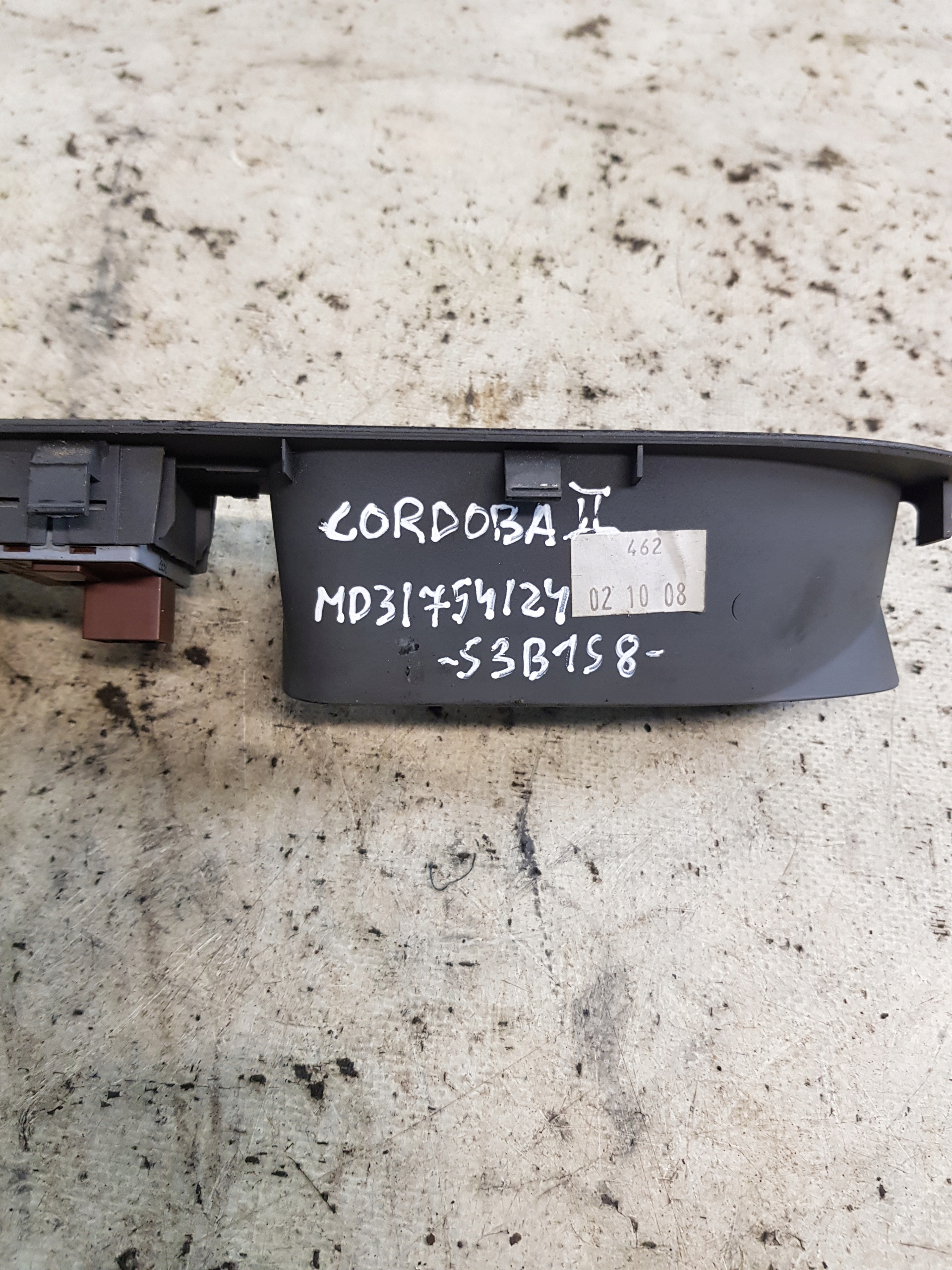 control panel of the window 6L1867171C SEAT CORDOBA II
