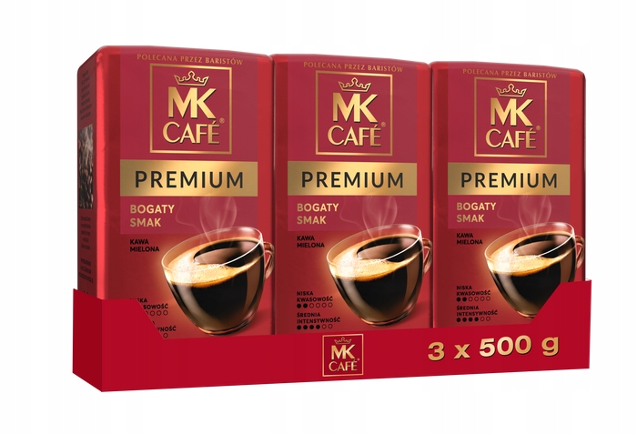 Kawa mielona Mk Cafe Premium (3x500g)