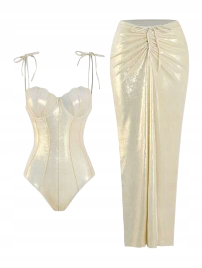 Shein Jednodílné Plavky Se Sukní, Velikost 1JA