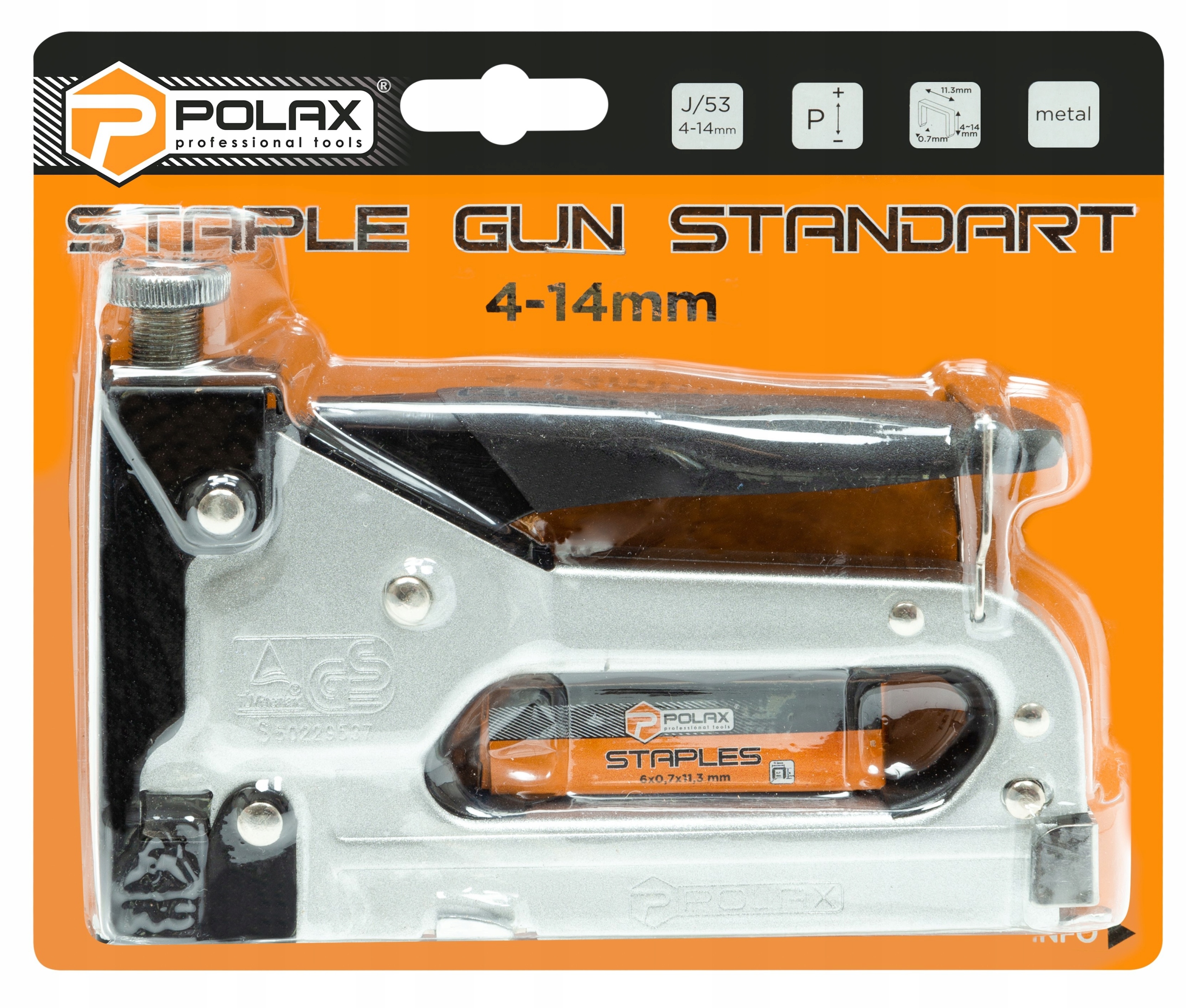 ZSZYWACZ TAPICERSKI STANDART 4-14MM + ZSZYWKI 14mm 1000szt Zasilanie ręczne