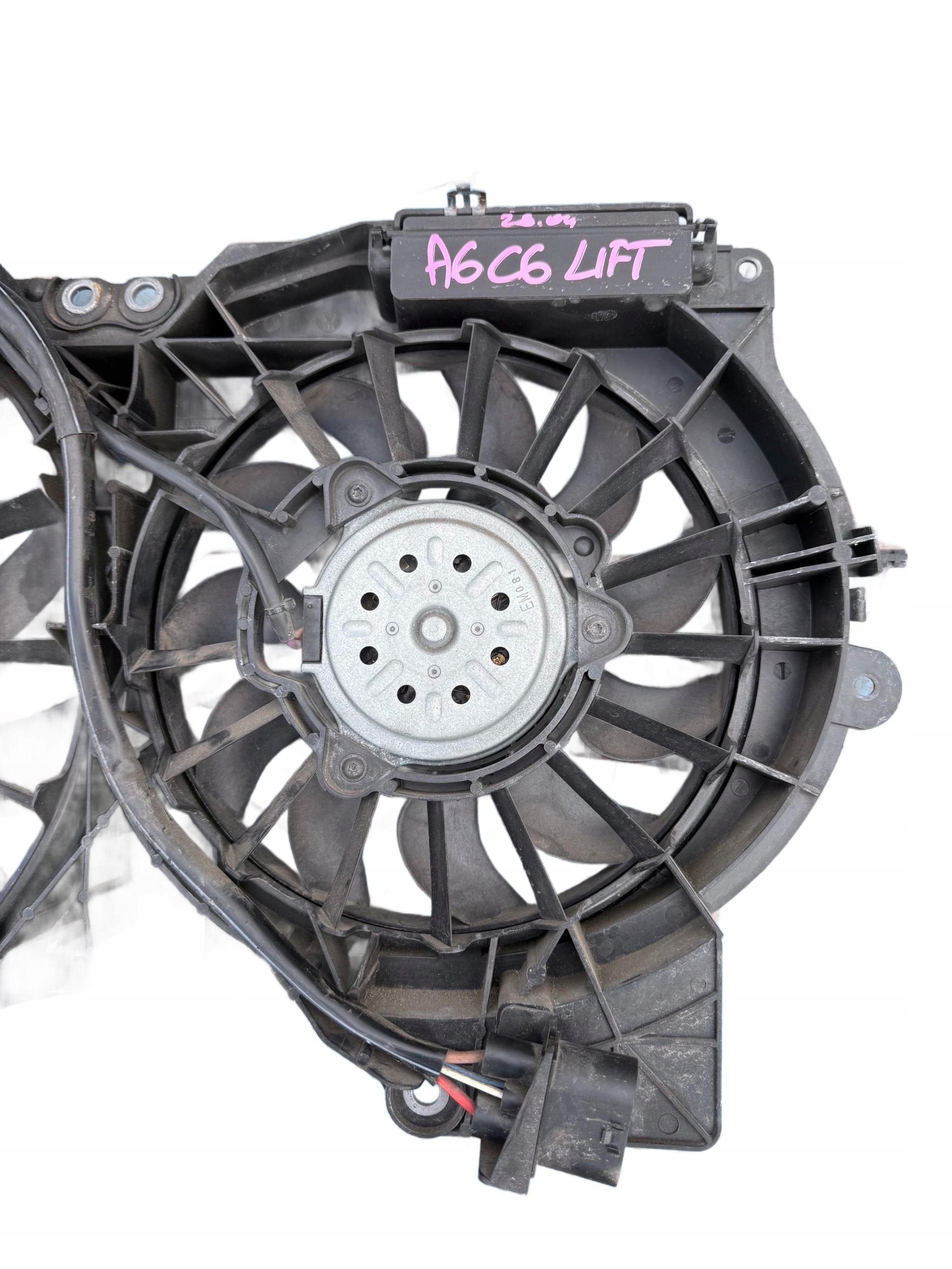 AUDI A6 C6 LIFT 2.0 TDI radiator fan module 4F0121003Q