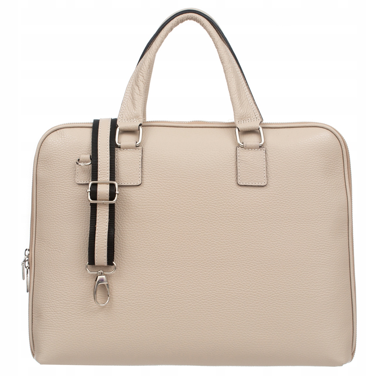 Kožená taška Vera Pelle Scienza na Notebook Béžová