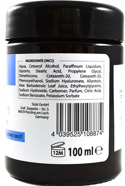 KREM Z KWASEM HIALURONOWYM NIEMIECKI 100 ML Pullac Rodzaj dzień i noc
