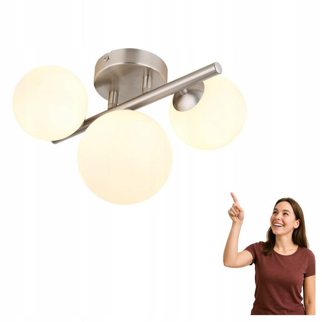Stropná lampa Riha 56140-3W Globo