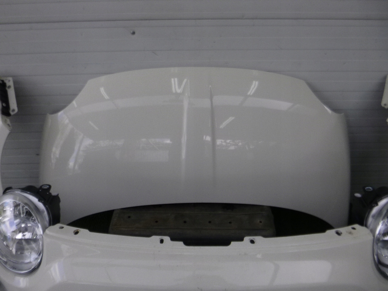FIAT 500 07- front KPL bonnet bumper support panel for radiators lights colour 268