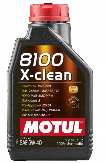 Olej Motul 5W40 X-clean 5W40 1L