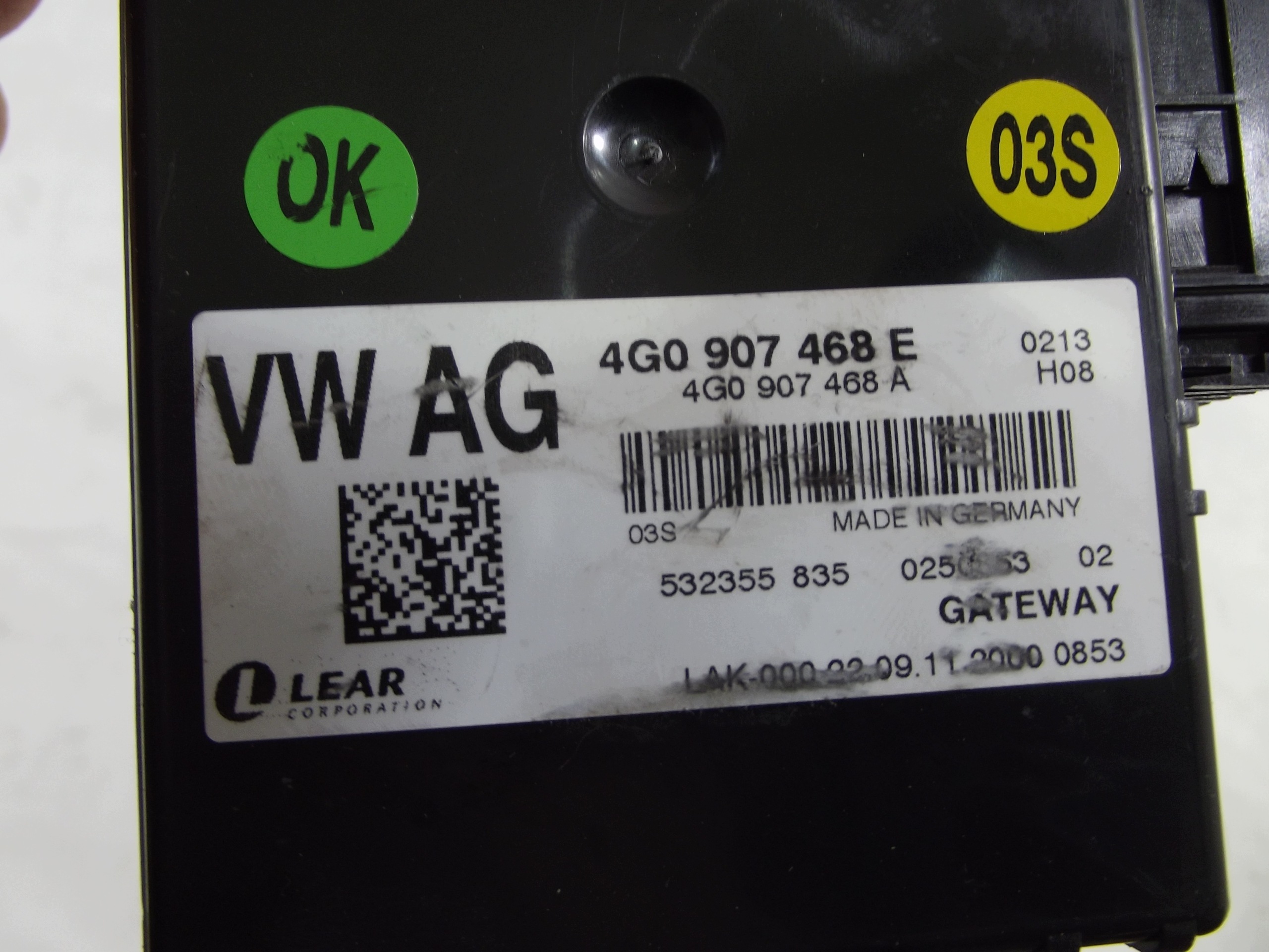 Audi A6 C7, A7 4G centralina modulo Gateway 4G0907468E
