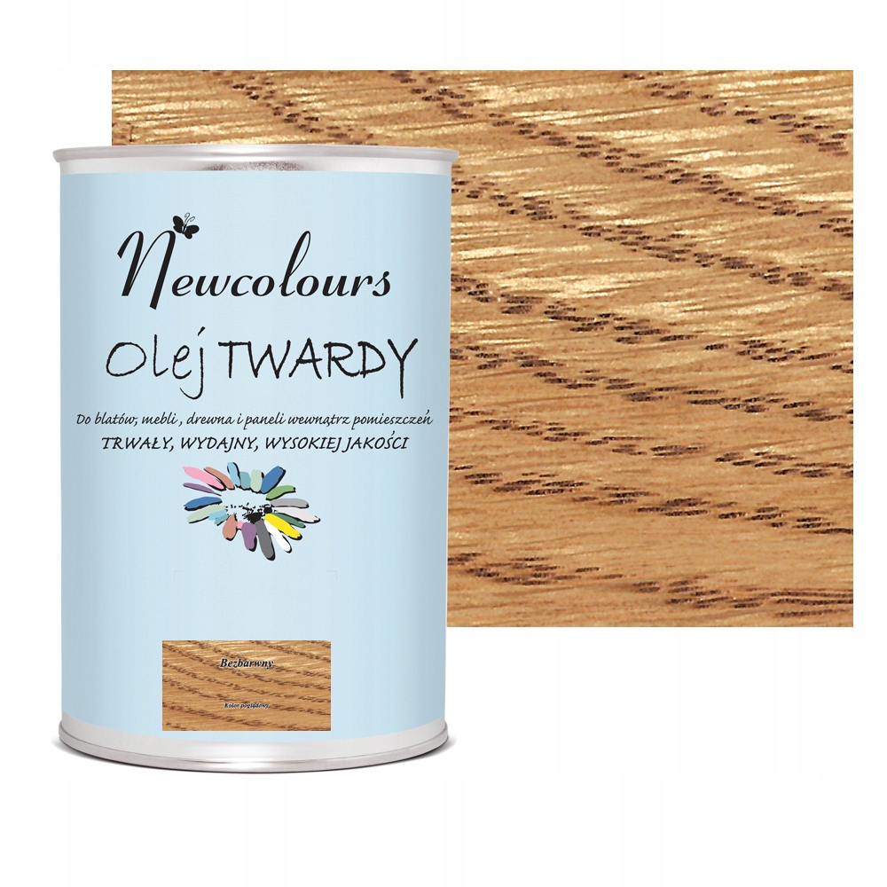 

Olej twardy do mebli Newcolours 900ml Bezbarwny
