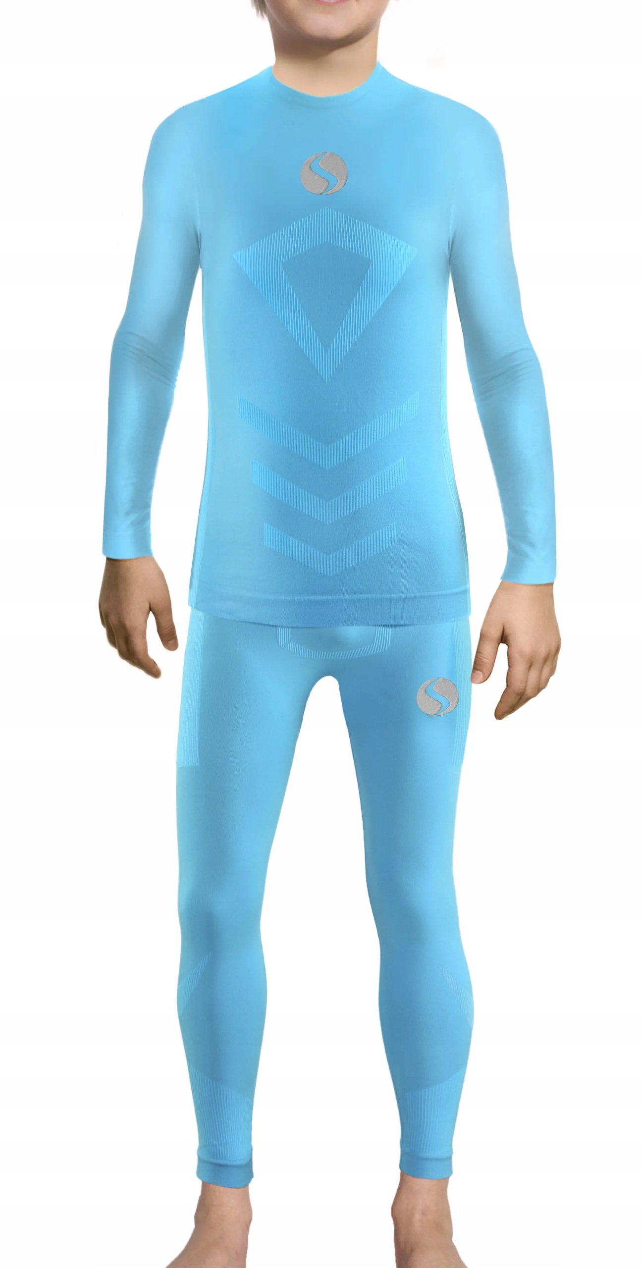 Sesto Senso Komplet Thermo chlapec dlouhý CL40 CL42 Modr. 116-140 4XS/3XS