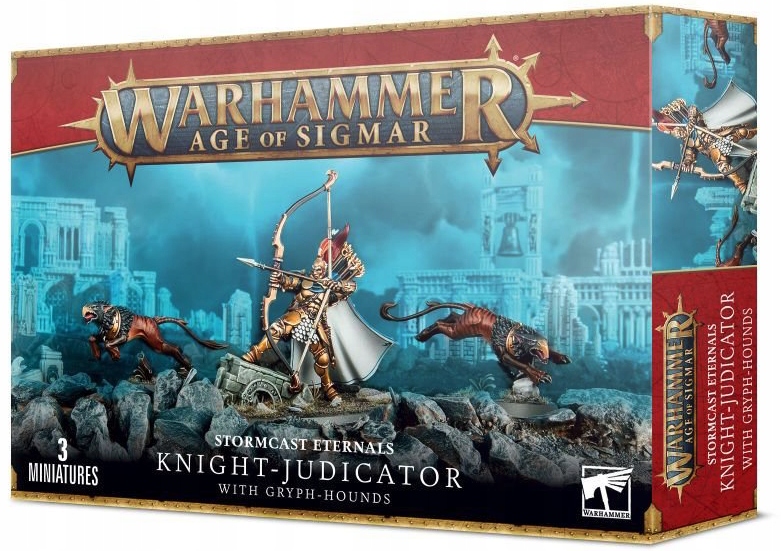 Knight-judicator with gryphon-hounds