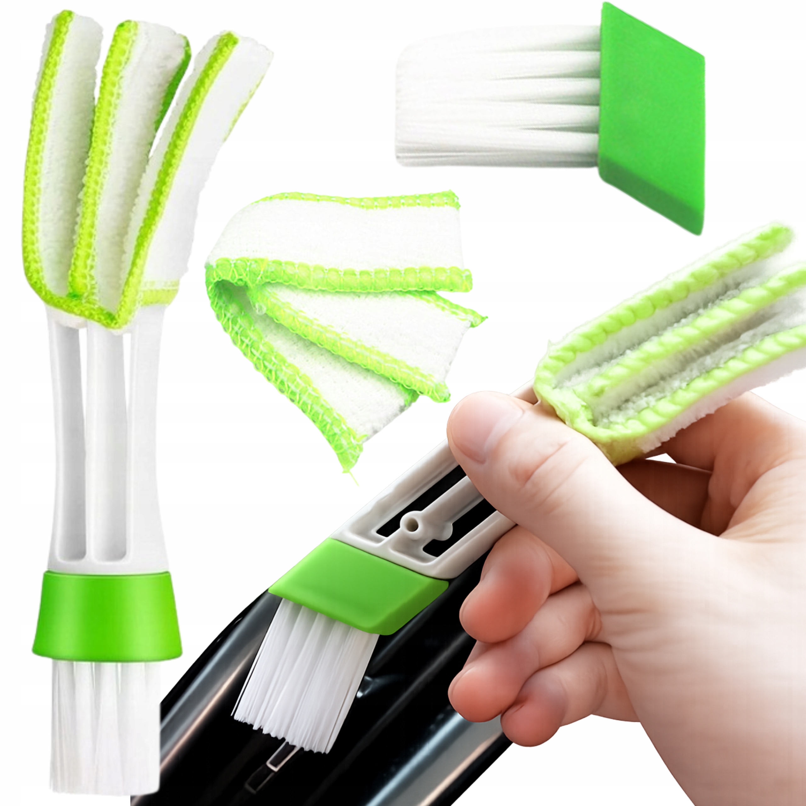 Czyścik Do Kratek Wentylacyjnych Nawiewu Klimy Szczelin Szczotka