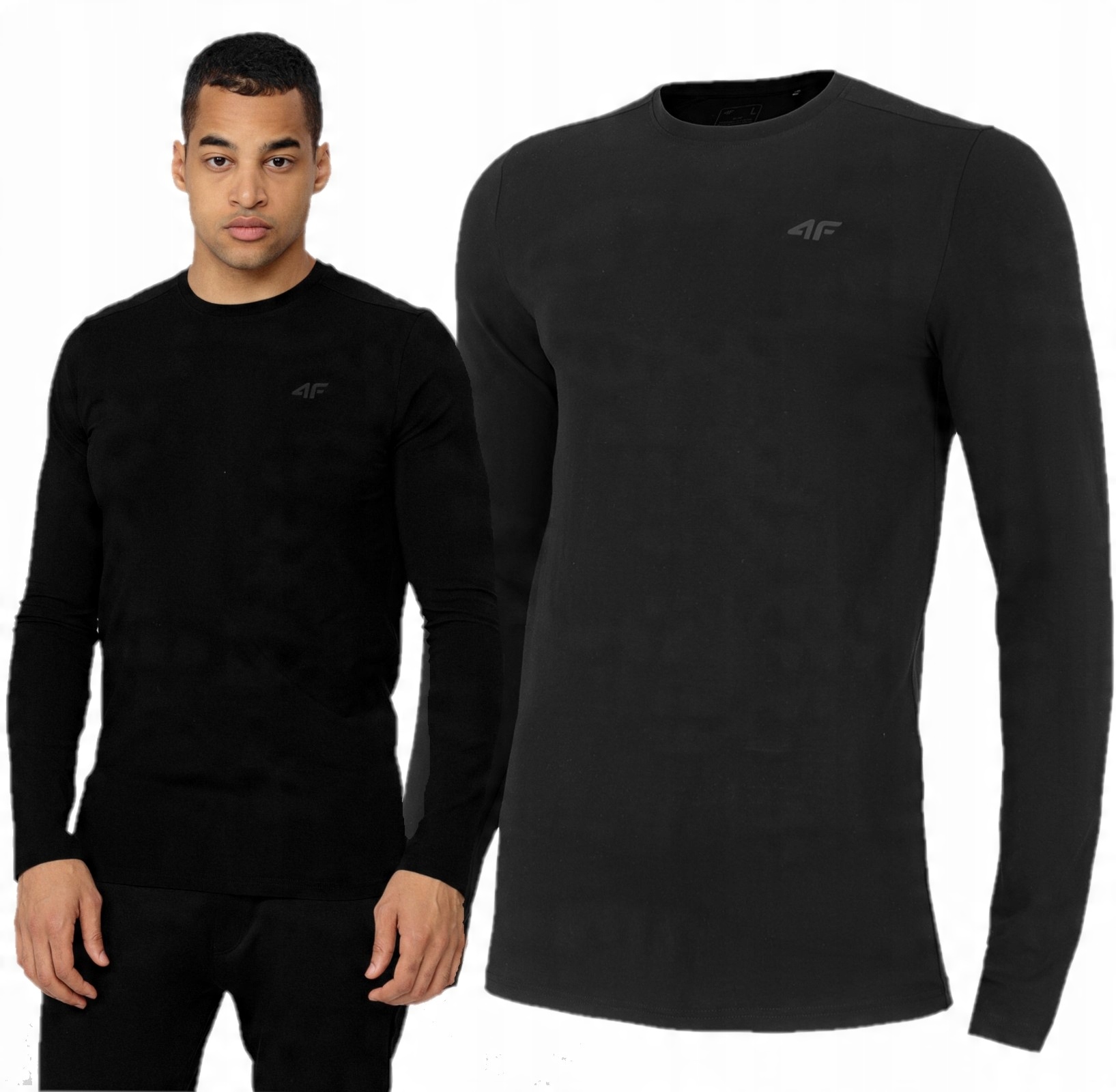 

Longsleeve Męski 4F Koszulka Slim TSML350 M