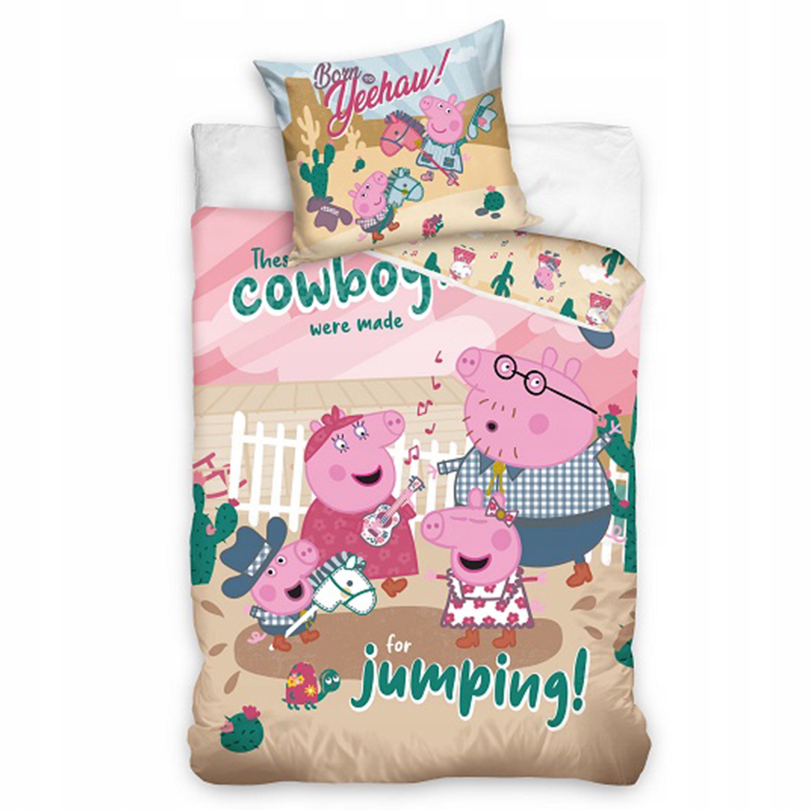 Pościel młodzieżowa bawełna 140x200 Świnka Peppa