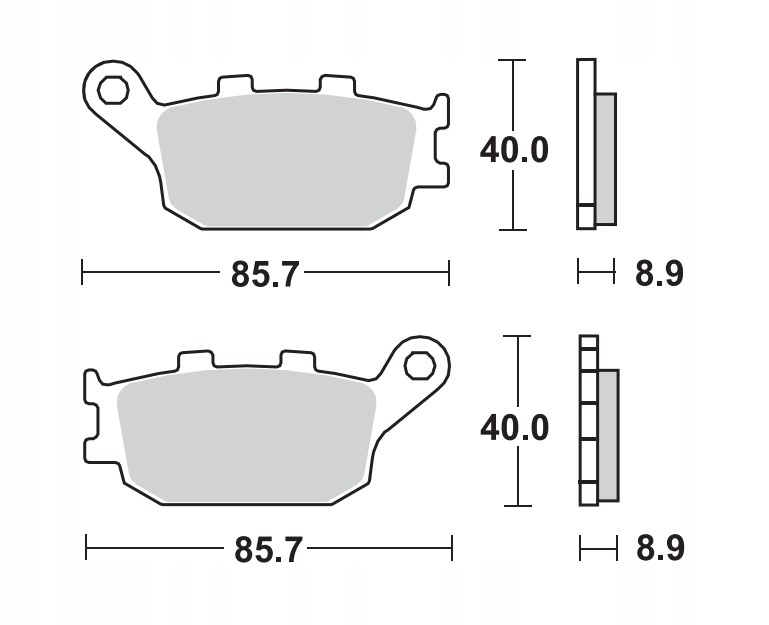 Klocki hamulcowe TRW MCB634
