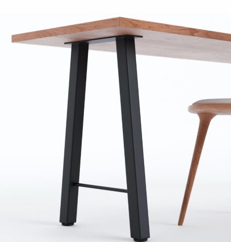 Nohy k stolu Homtone kovové 71x35 cm sada 2 ks industriálne H-shape