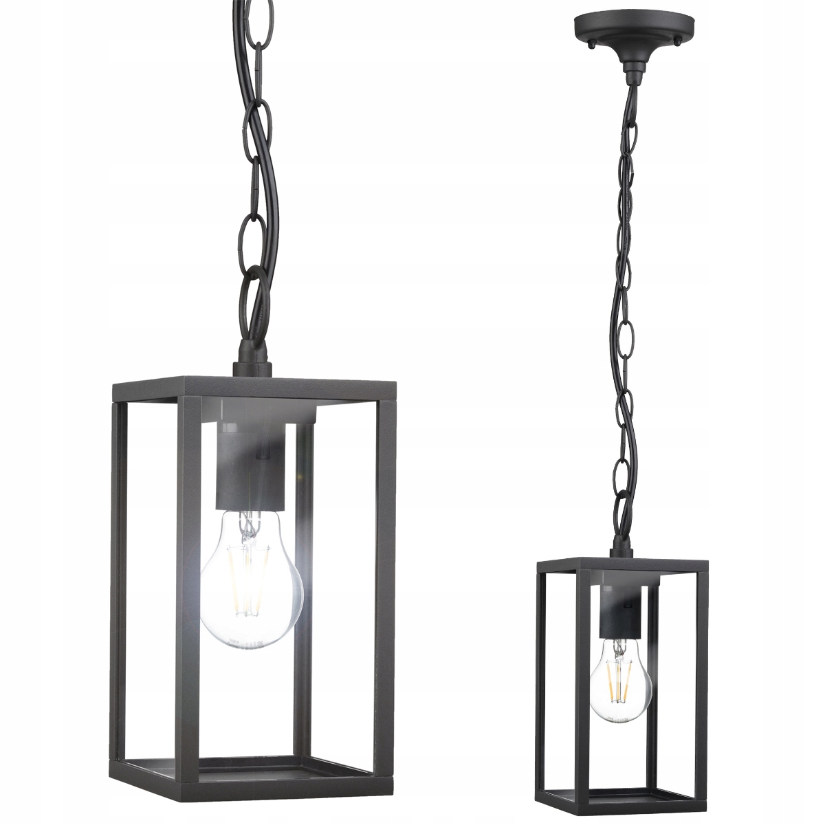 

Wisząca Lampa Ogrodowa Oprawa Malmo E27 Szkło