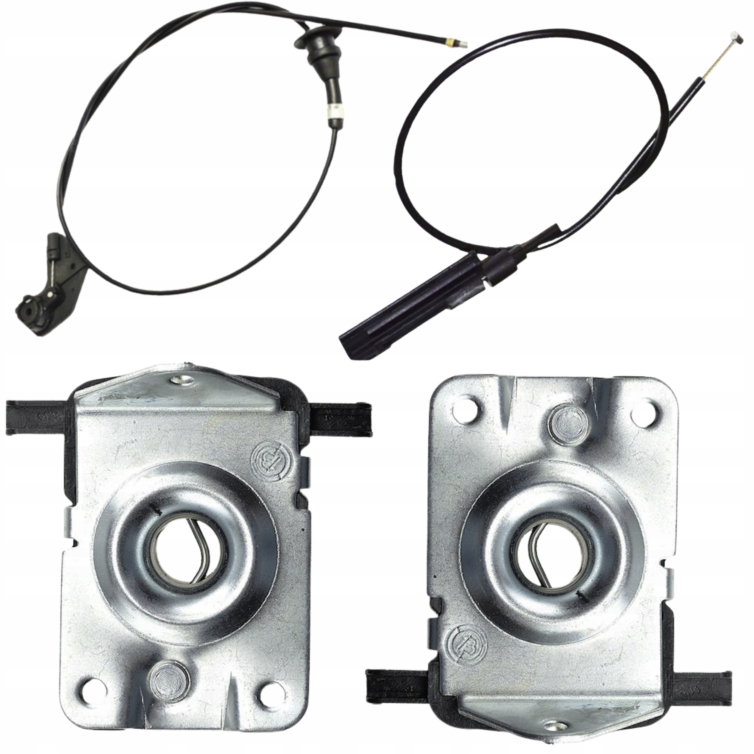 2x zámek 2x lanko kapoty krytu motoru Bmw 5 E39 1995->2004 Komplet