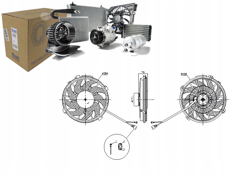 Ventilátor Chladiče Citroen Evasion Jumpy Fiat Scudo Ulysse Lancia